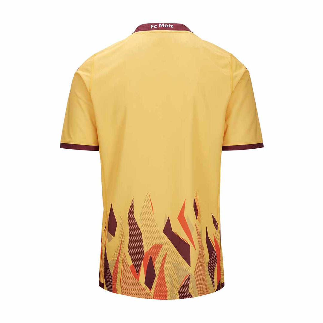 Maillot Kombat 2024 Away Fc Metz 23/24 Jaune Homme