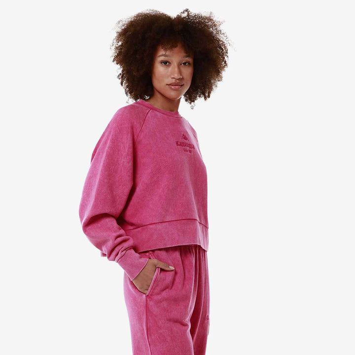 Sweatshirt Authentic Premium Lyta Fuchsia Femme