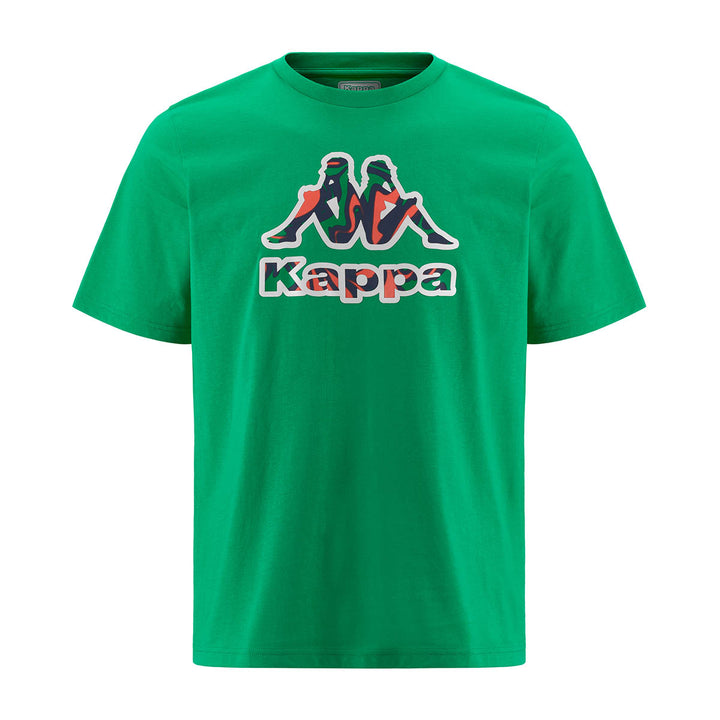 T-shirt Logo Fioro Vert Homme