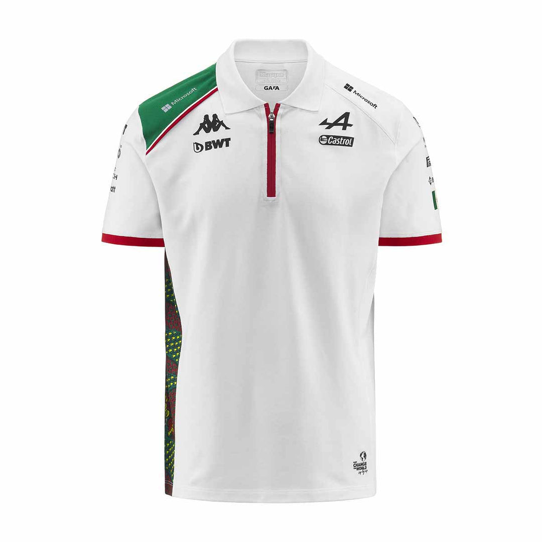 Polo Acrem Mexico BWT Alpine F1 Team 2023 Blanc Homme