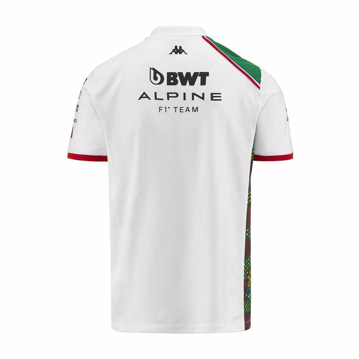 Polo Acrem Mexico BWT Alpine F1 Team 2023 Blanc Homme