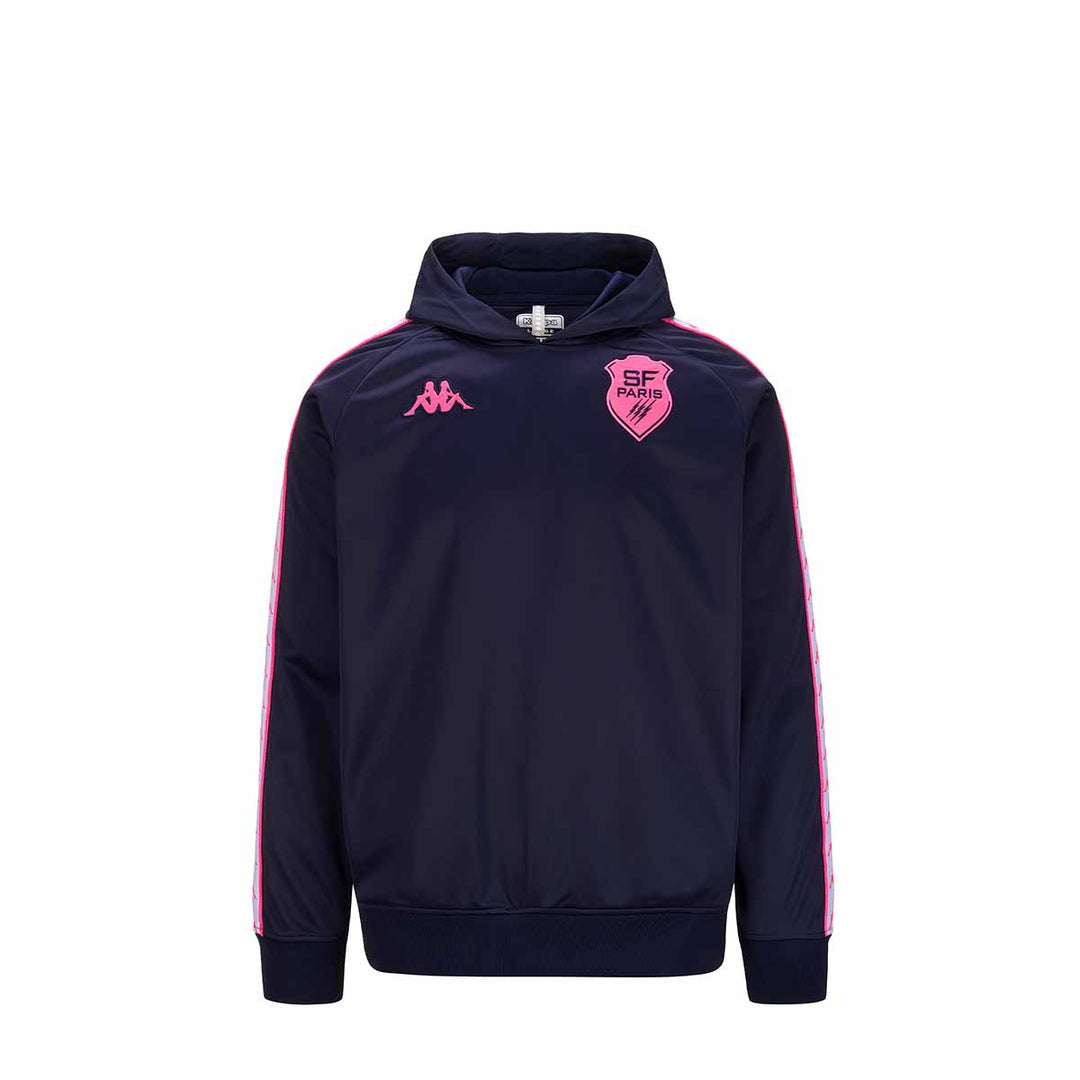 Hoodie 222 Banda Zeustivy Stade Francais Paris 24/25 Bleu Homme