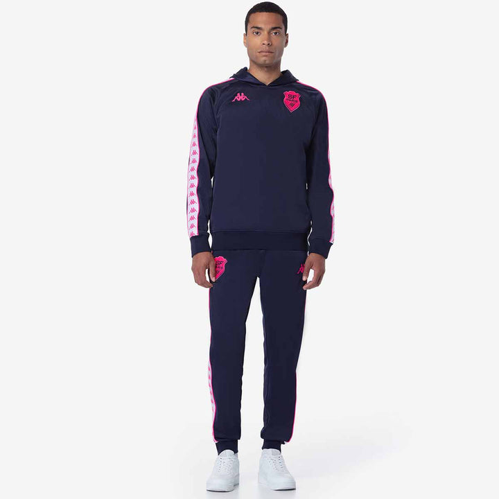 Hoodie 222 Banda Zeustivy Stade Francais Paris 24/25 Bleu Homme