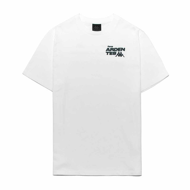 T-Shirt Leslie Les Ardentes x Kappa Blanc Homme