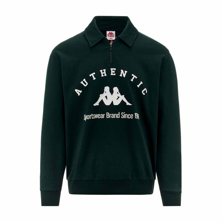 Pull Authentic Pola Vert Homme