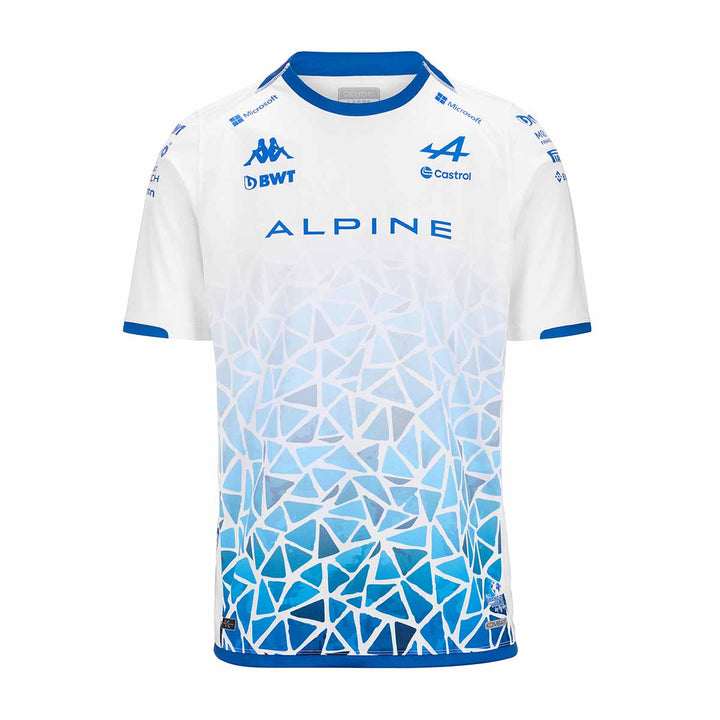 Maillot Kombat Barcelone BWT Alpine F1 Team 2024 Blanc Homme