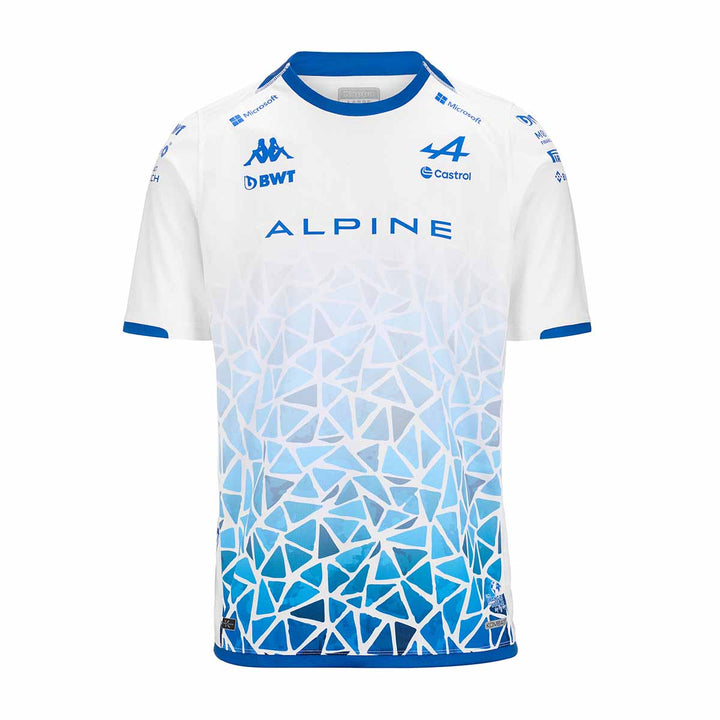 Maillot Kombat Barcelone Gasly BWT Alpine F1 Team 2024 Blanc Homme