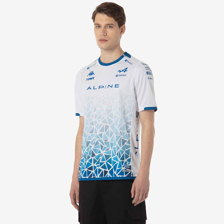 Maillot Kombat Barcelone Gasly BWT Alpine F1 Team 2024 Blanc Homme