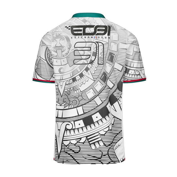 Maillot Kombat Mexico Ocon BWT Alpine F1 Team 2024 Blanc Homme