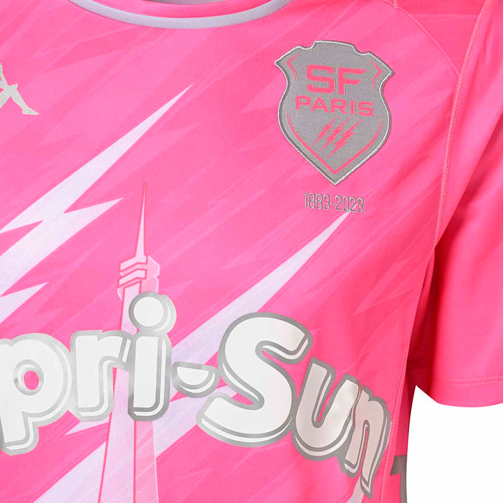 Maillot Kombat Home Stade Français Paris 23/24 Rose Homme