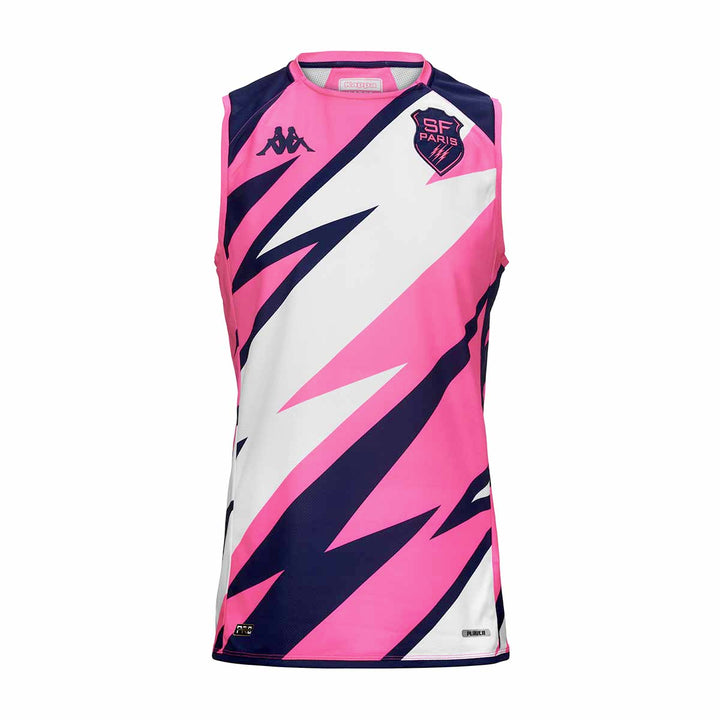 Maillot Abriz Pro 7 Stade Français Paris 23/24 Rose Homme