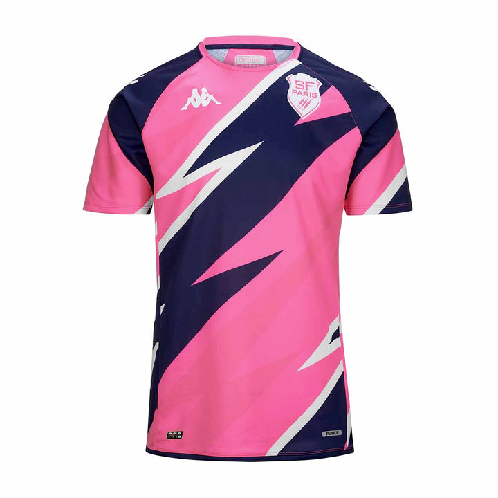 Maillot Aboupret Pro 7 Stade Français Paris 23/24 Rose Homme