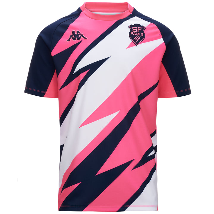 Maillot Telese Stade Français Paris 23/24 Rose Enfant