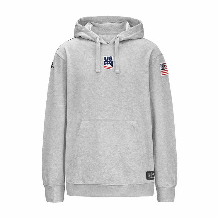 Hoodie Utawi USA US Ski Team Gris Unisexe