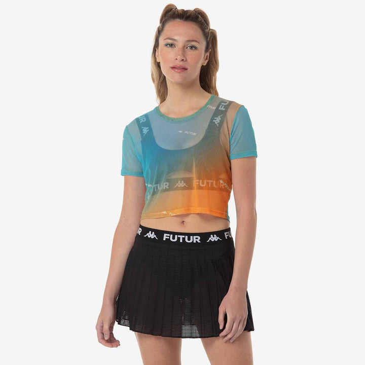 T-Shirt Doal Kappa Futur Festival Orange Femme