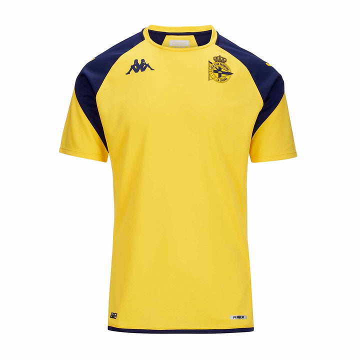 Maillot Abou Pro 7 Deportivo 23/24 Jaune Homme