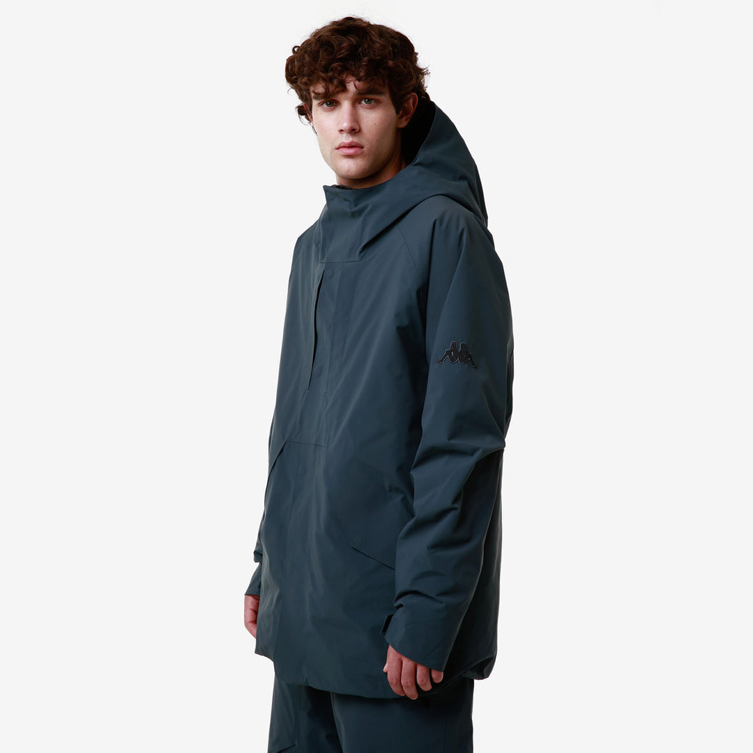 Parka 6Cento 640SG Gris Homme