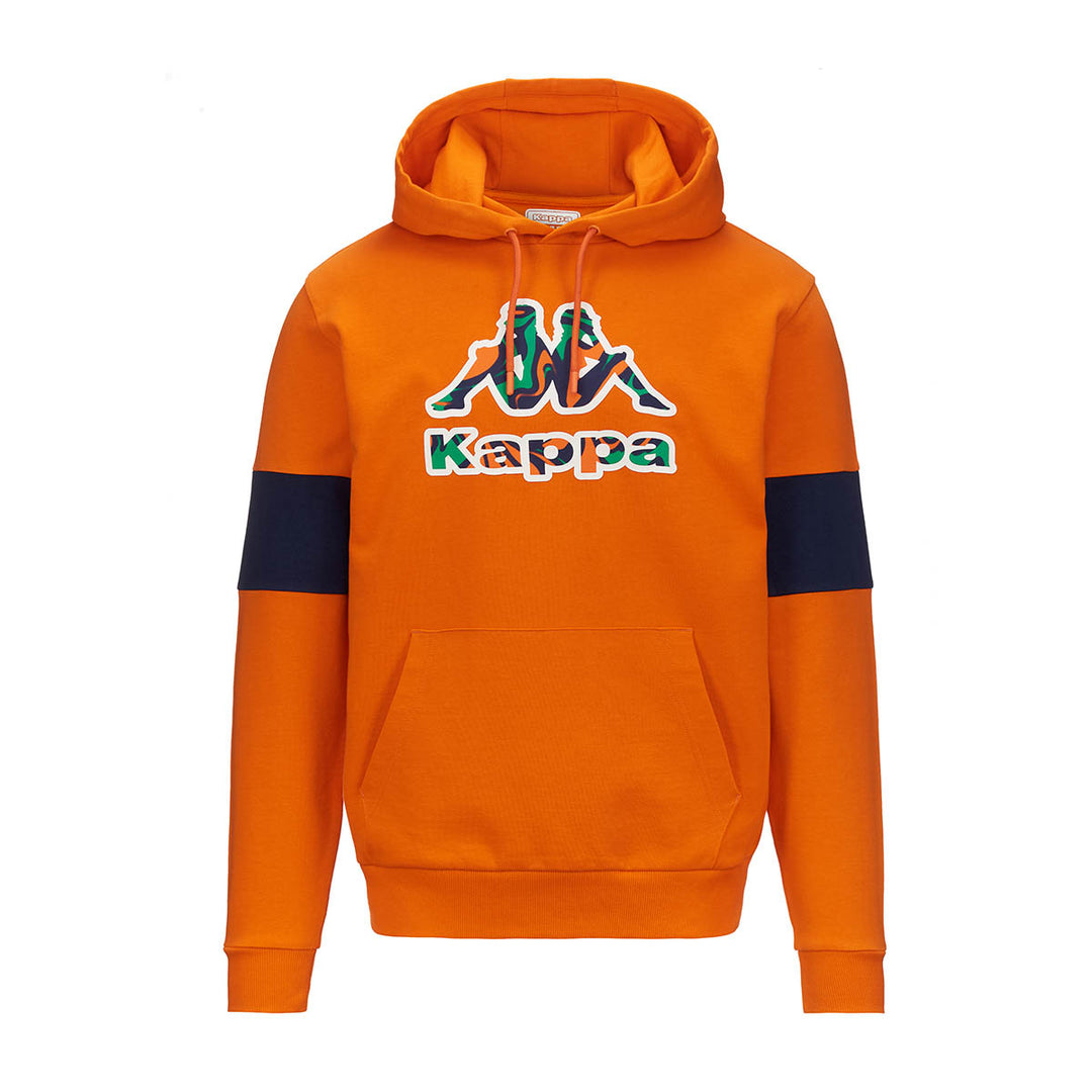 Hoodie Logo Frofio Orange Homme