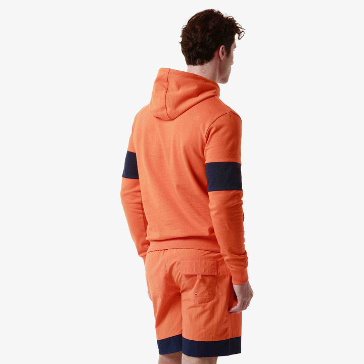 Hoodie Logo Frofio Orange Homme