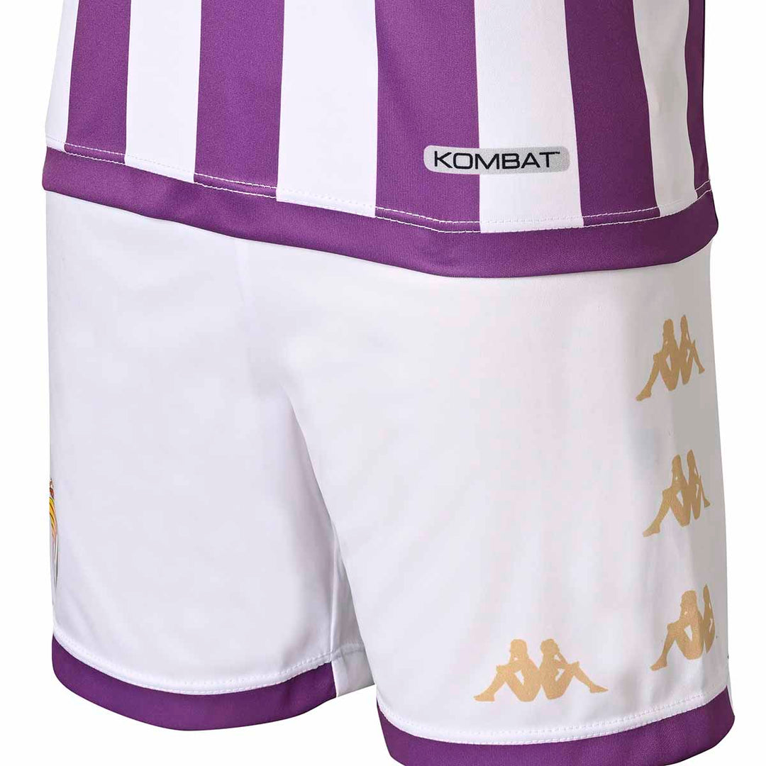 Ensemble Kombat Kit Home Valladolid 23/24 Violet Enfant