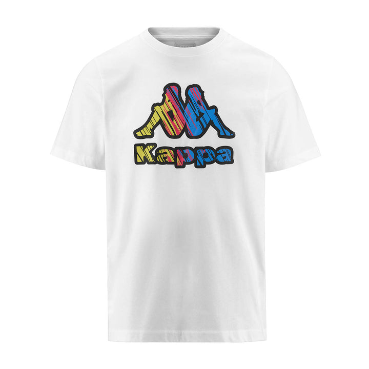 T-shirt Logo Frillo Blanc Homme