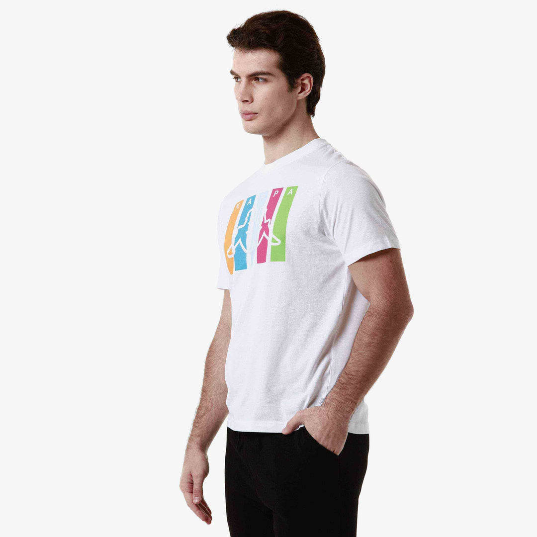 T-shirt Logo Funior Blanc Homme