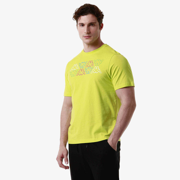 T-shirt Logo Fuiamo Vert Homme