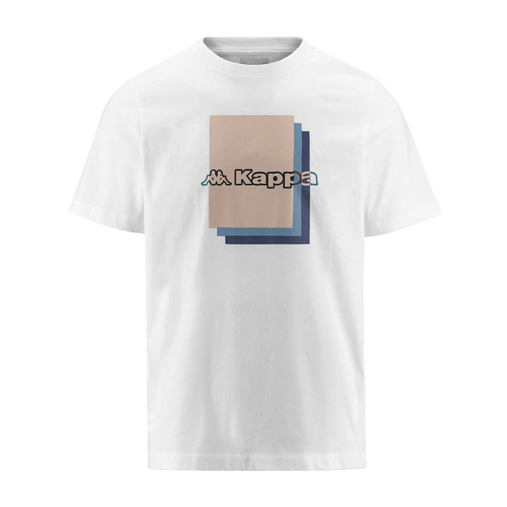 T-shirt Logo Fuoviom Blanc Homme