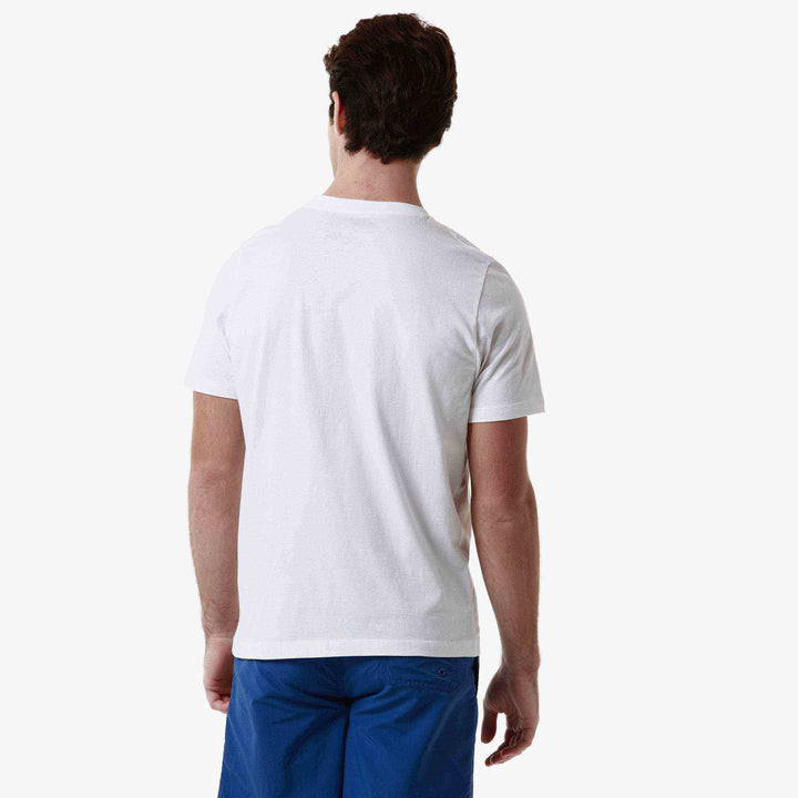 T-shirt Logo Fuoviom Blanc Homme