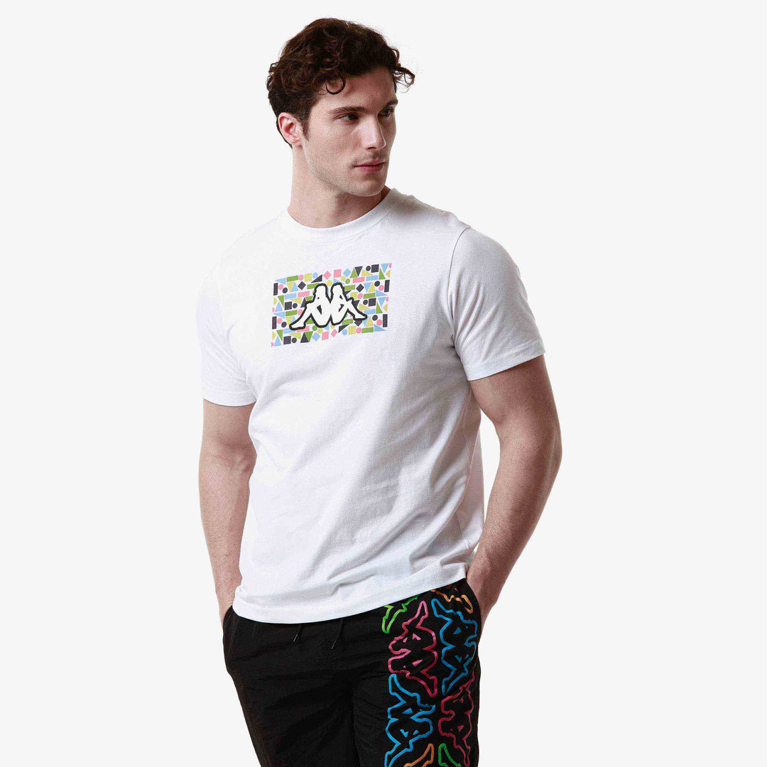 T-shirt Logo Frezami Blanc Homme