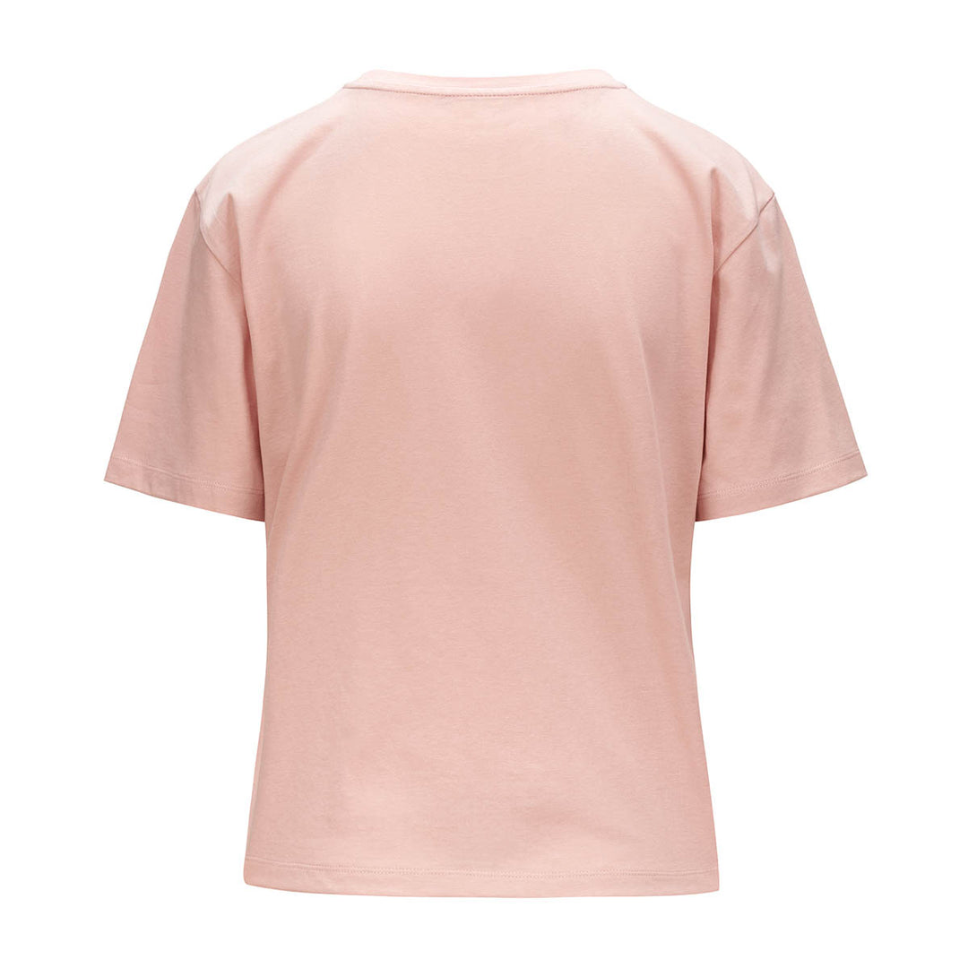 T-shirt Logo Falella Rose Femme