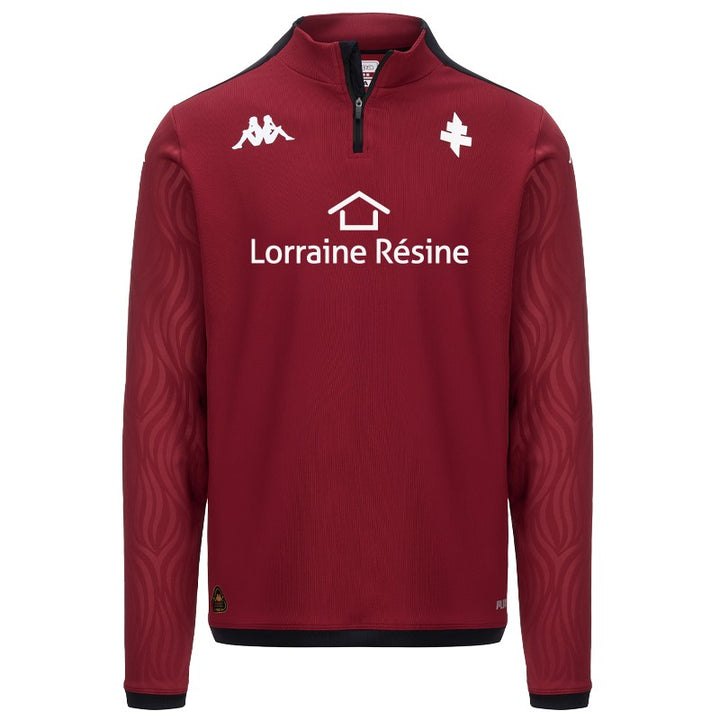 Sweatshirt Ablas Pro 8 FC Metz 24/25 Grenat Enfant