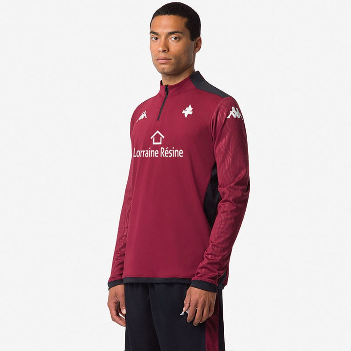 Sweatshirt Ablas Pro 8 FC Metz 24/25 Grenat Homme