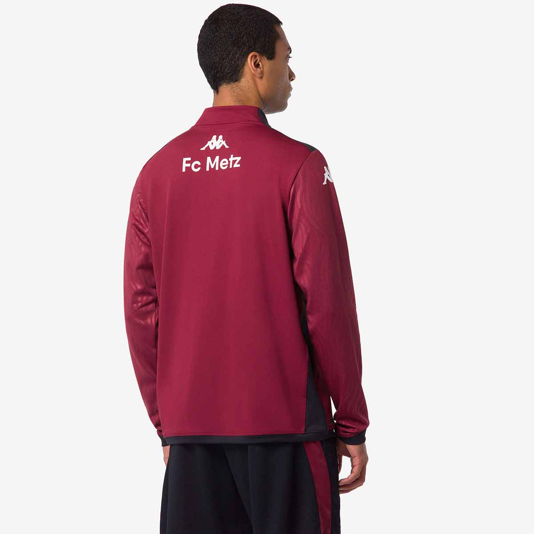 Sweatshirt Ablas Pro 8 FC Metz 24/25 Grenat Homme