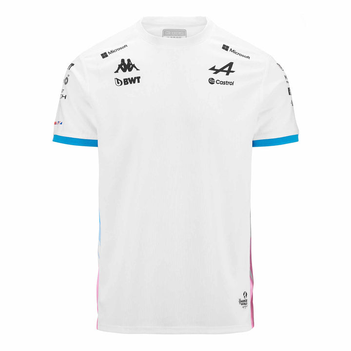 Maillot Adolim BWT Alpine F1 Team 2024 Blanc Enfant