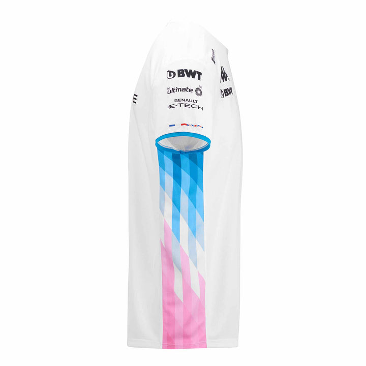 Maillot Adolim BWT Alpine F1 Team 2024 Blanc Enfant