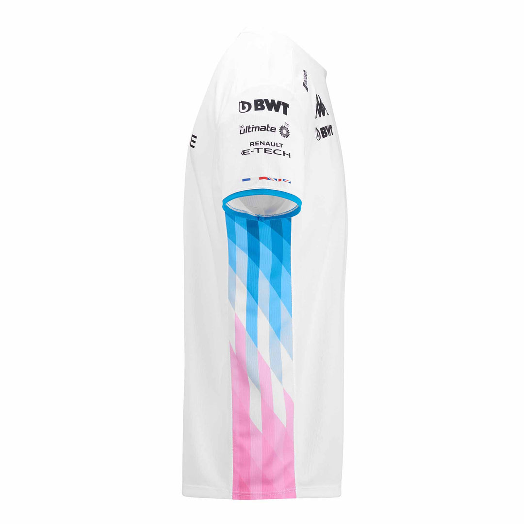 Maillot Adolim BWT Alpine F1 Team 2024 Blanc Homme