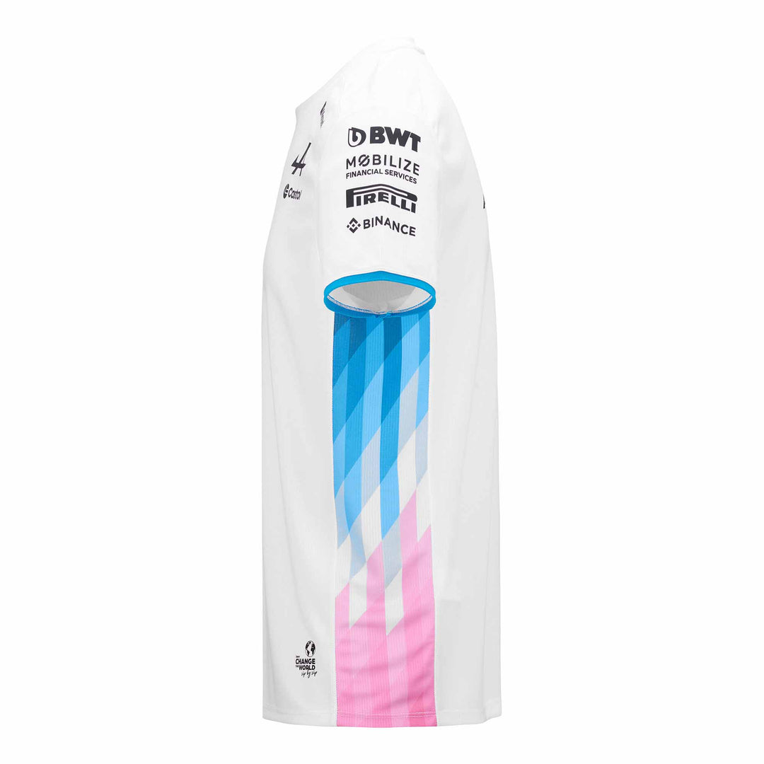 Maillot Adolim BWT Alpine F1 Team 2024 Blanc Enfant