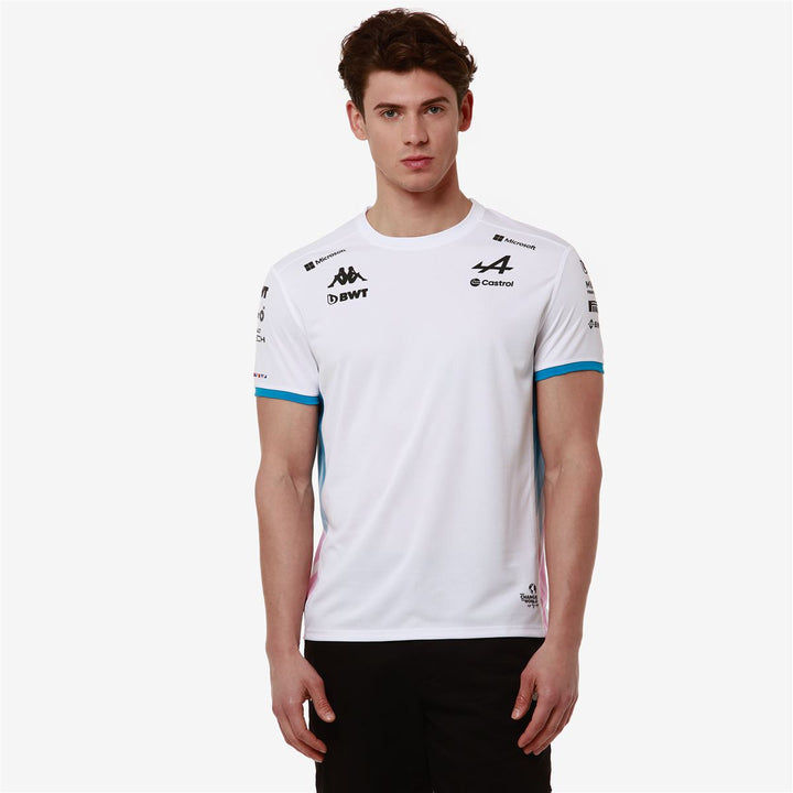 Maillot Adolim BWT Alpine F1 Team 2024 Blanc Homme