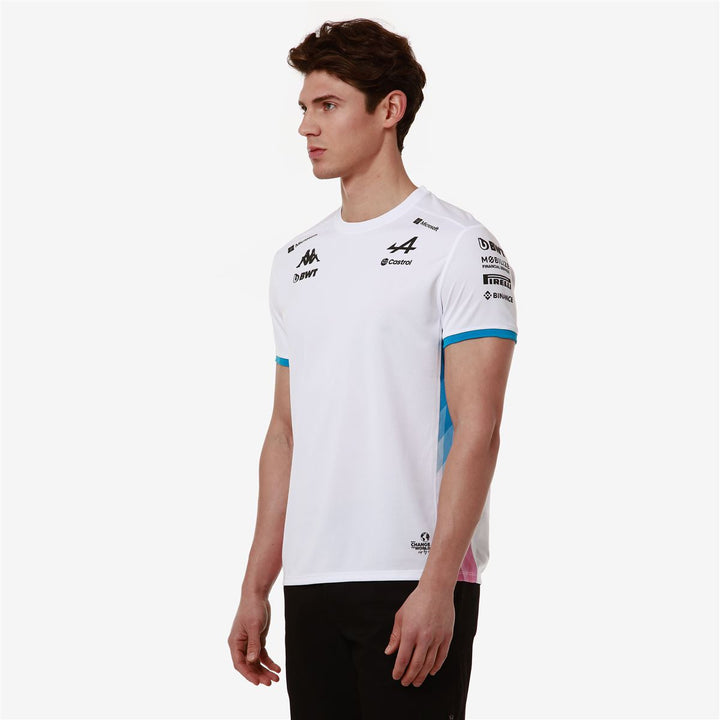 Maillot Adolim BWT Alpine F1 Team 2024 Blanc Homme