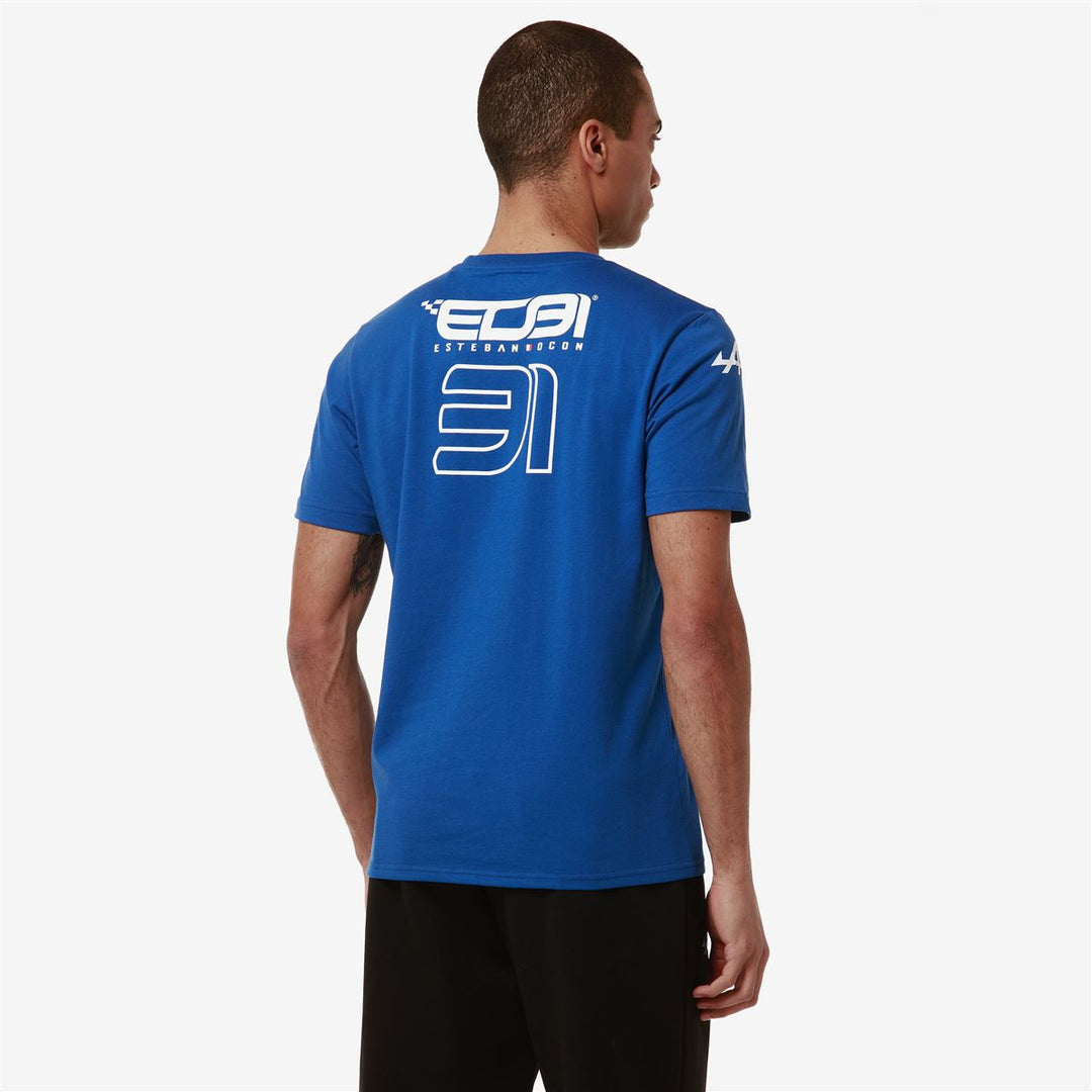 T-Shirt Ardlo Ocon BWT Alpine F1 Team 2024 Bleu Homme