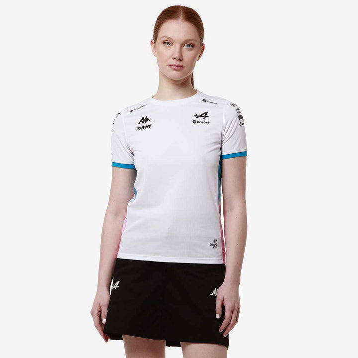 Maillot Adoliw BWT Alpine F1 Team 2024 Blanc Femme