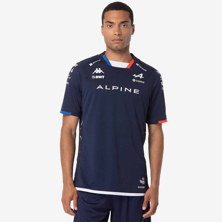 Maillot Kombat France Ocon BWT Alpine F1 Team 2024 Bleu Homme