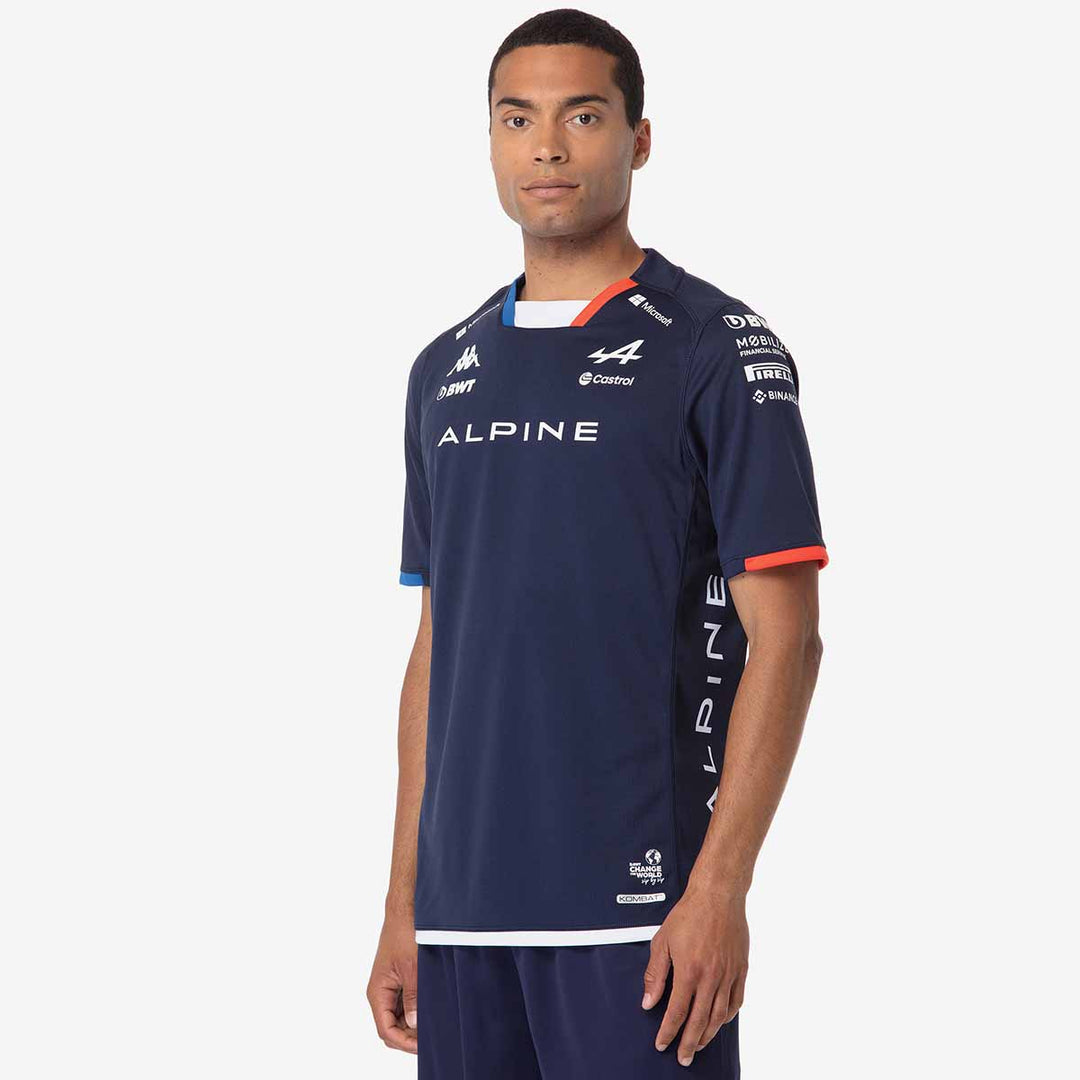 Maillot Kombat France Ocon BWT Alpine F1 Team 2024 Bleu Homme