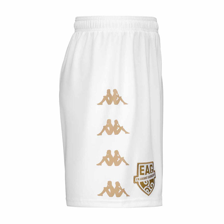 Short Maleobat Kombat Ryder EA Guingamp 24/25 Blanc Enfant