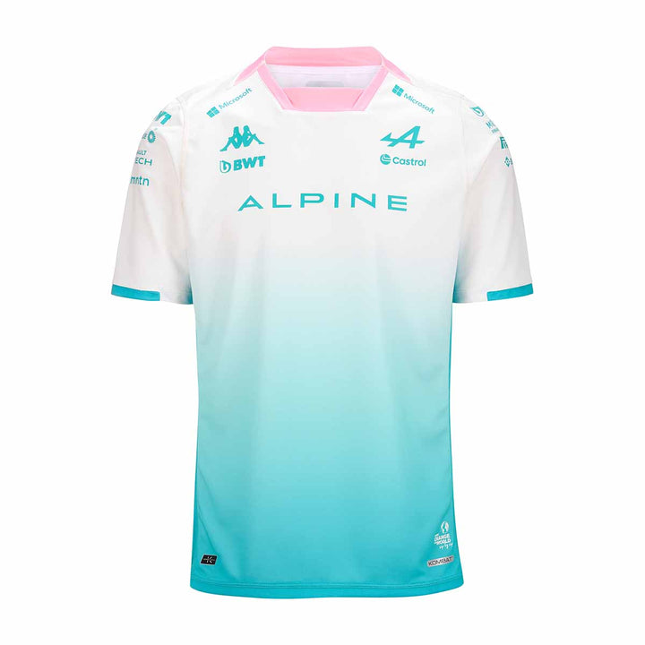 Maillot Kombat Miami BWT Alpine F1 Team 2024 Blanc Enfant