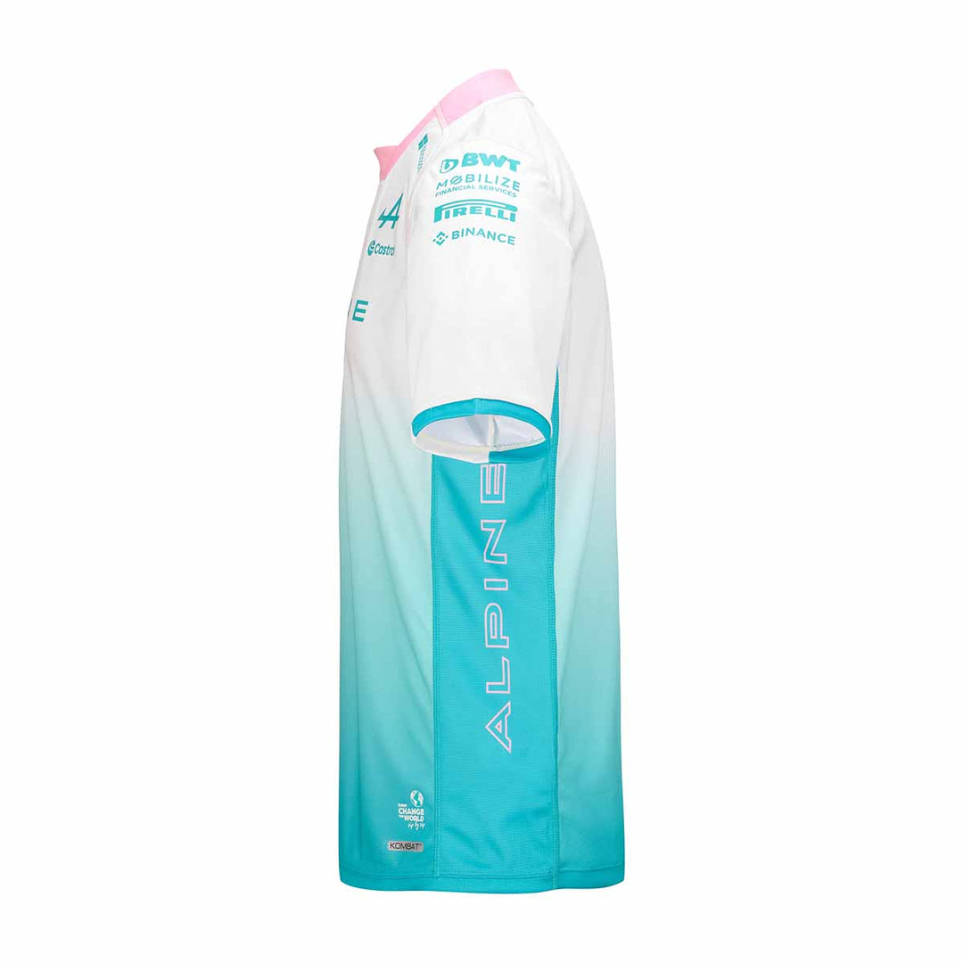 Maillot Kombat Miami BWT Alpine F1 Team 2024 Blanc Homme