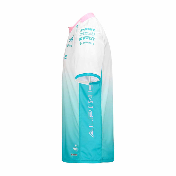 Maillot Kombat Miami BWT Alpine F1 Team 2024 Blanc Homme