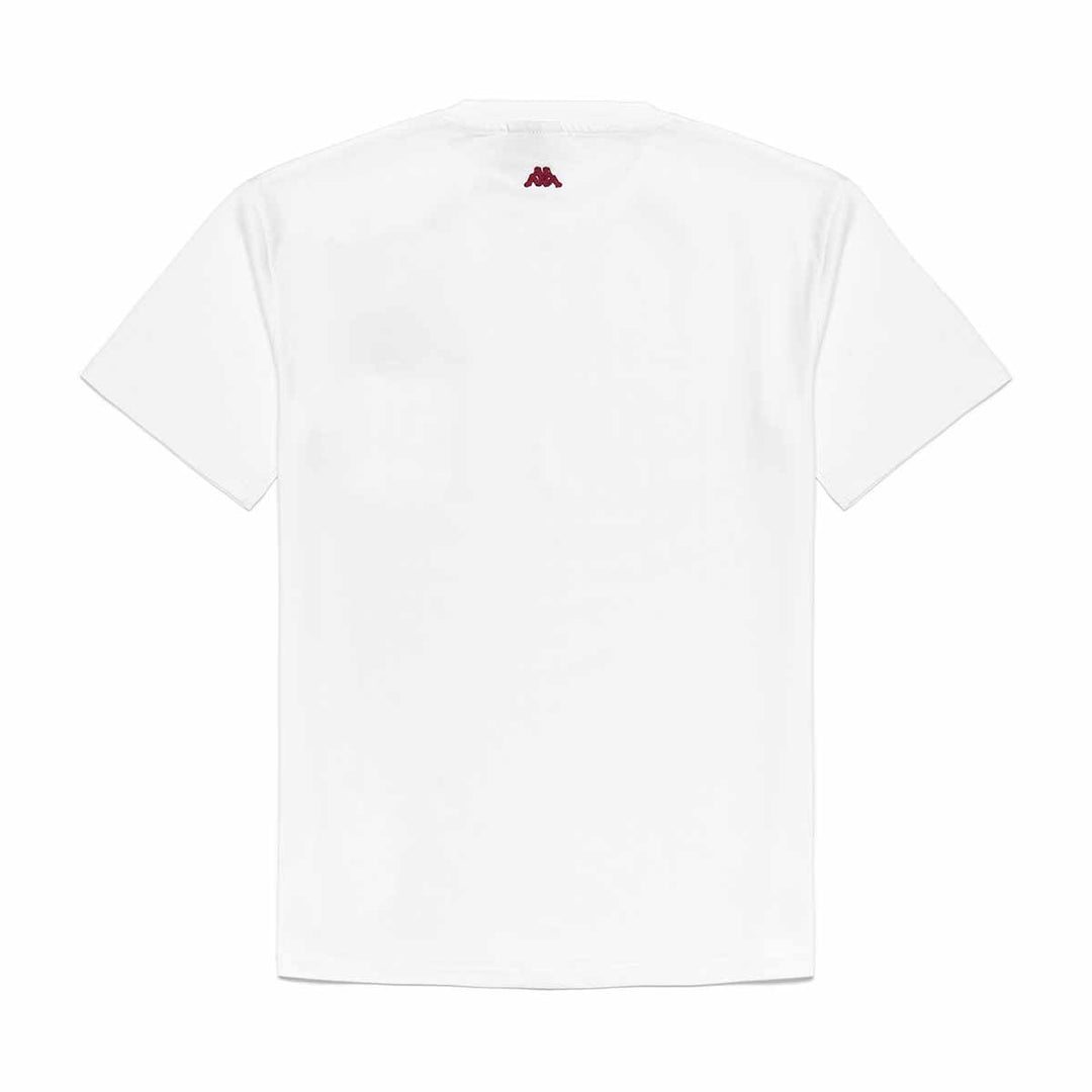 T-Shirt Majuro Robe Di Kappa Blanc Unisexe