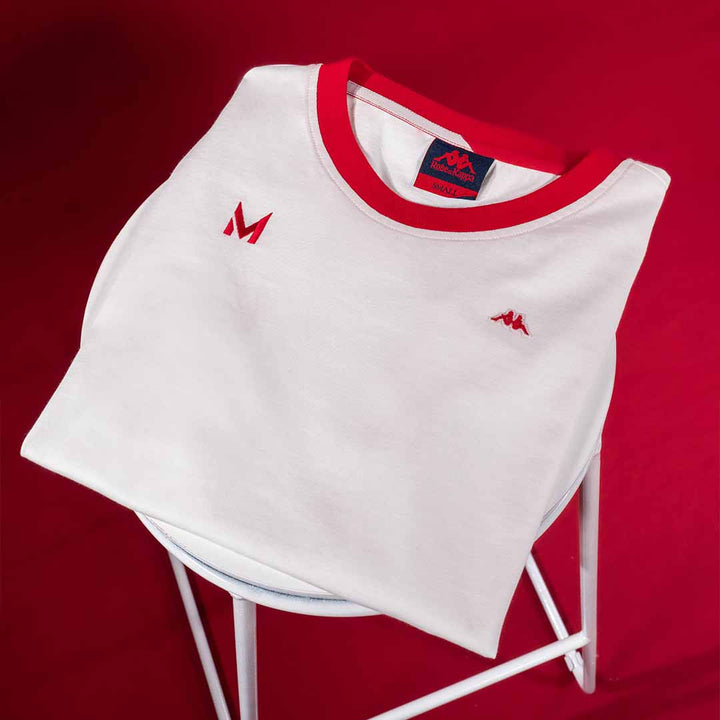 T-Shirt Ritona Robe di Kappa - AS Monaco 2024 Blanc Femme